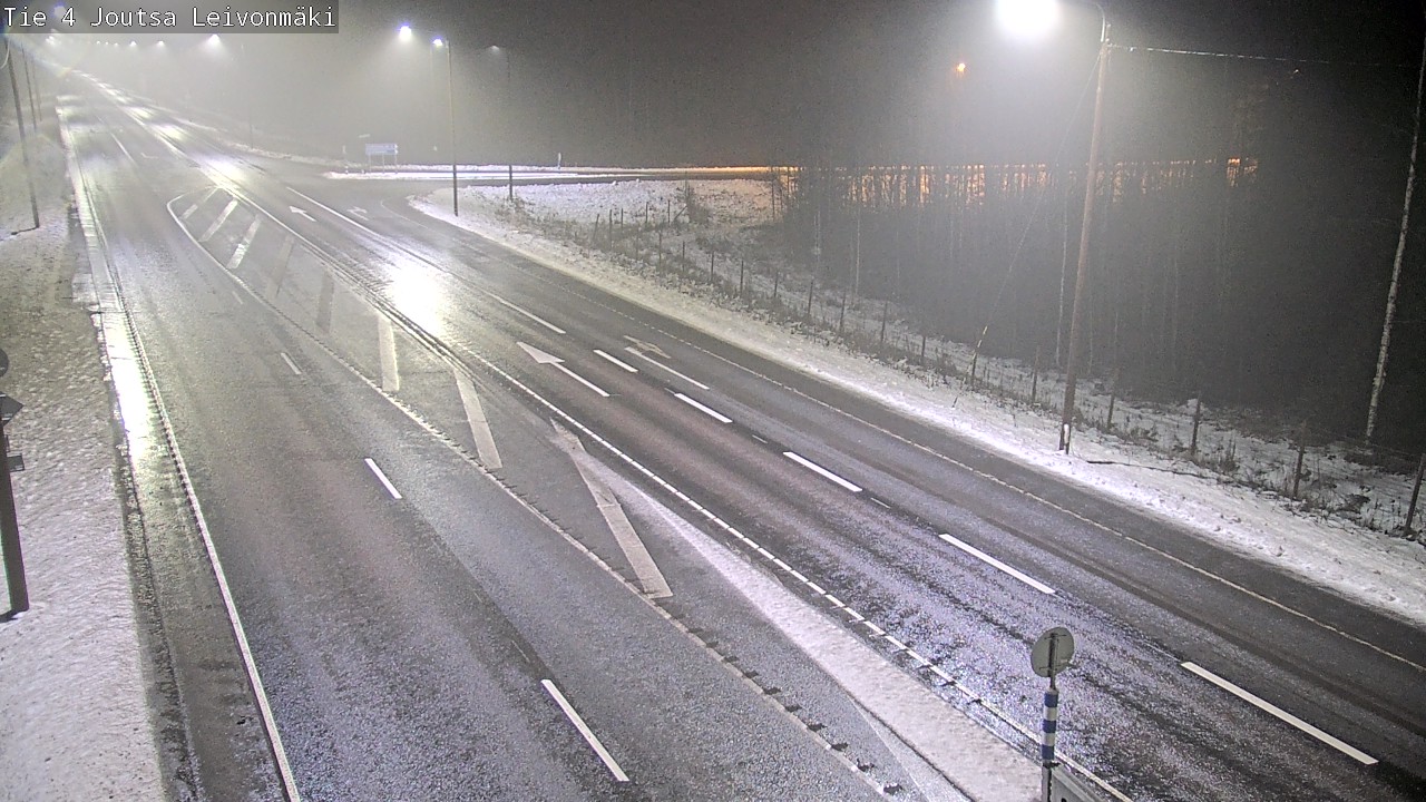 Weather Camera Image Väg 4 Joutsa Leivonmäki, Joutsa, Keski-Suomi