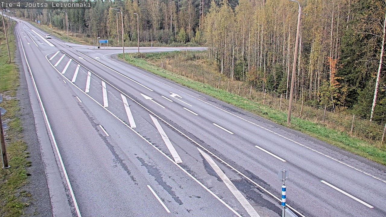 Weather Camera Image Road 4 Joutsa Leivonmäki, Joutsa, Keski-Suomi