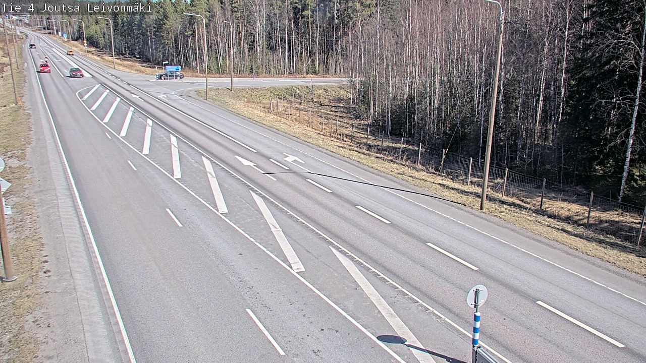 Weather Camera Image Road 4 Joutsa Leivonmäki, Joutsa, Keski-Suomi