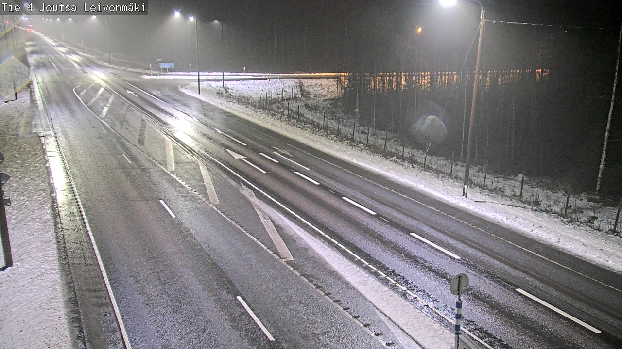 Weather Camera Image Väg 4 Joutsa Leivonmäki, Joutsa, Keski-Suomi