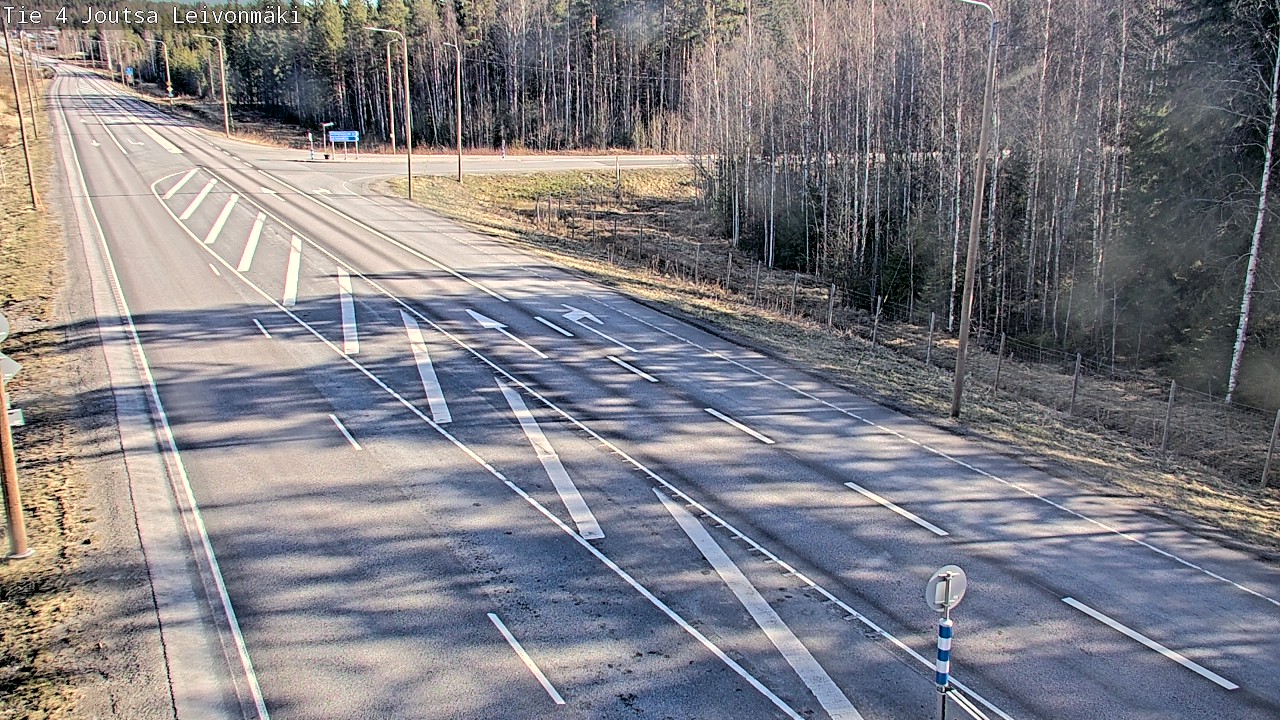 Weather Camera Image Road 4 Joutsa Leivonmäki, Joutsa, Keski-Suomi