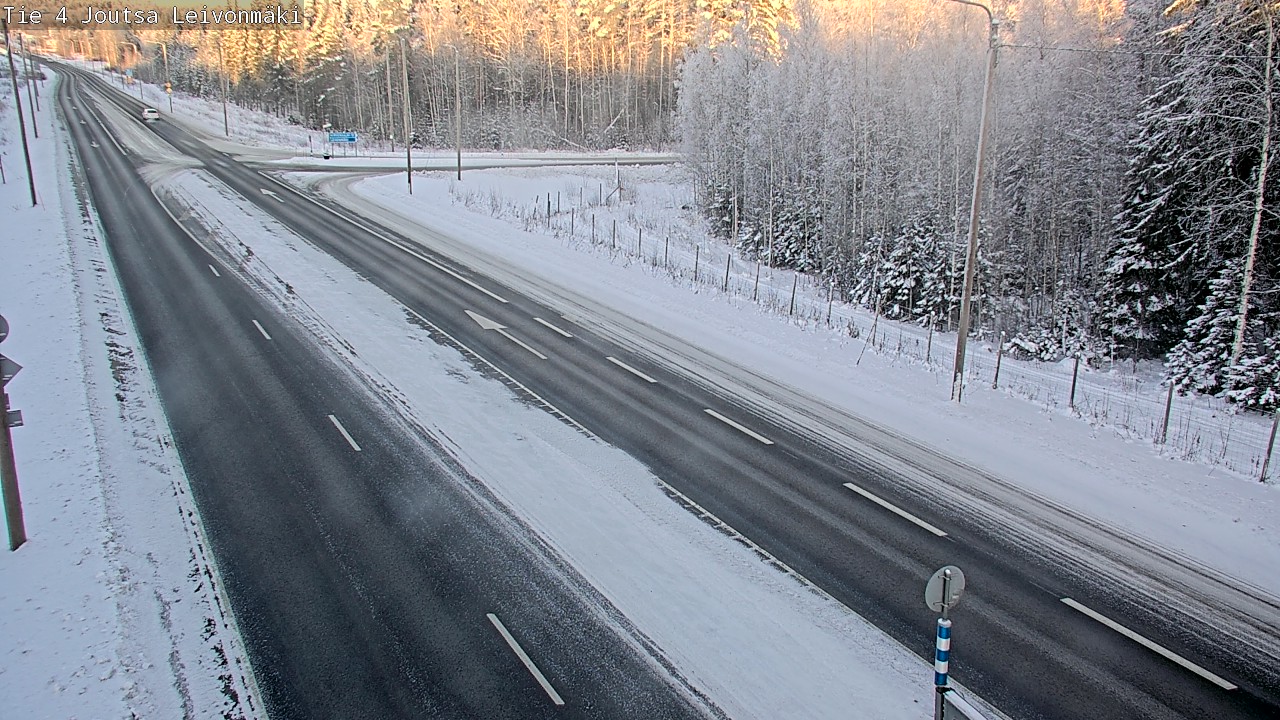 Weather Camera Image Road 4 Joutsa Leivonmäki, Joutsa, Keski-Suomi