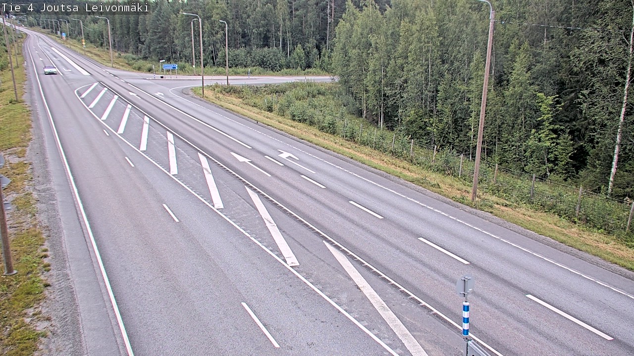 Weather Camera Image Road 4 Joutsa Leivonmäki, Joutsa, Keski-Suomi