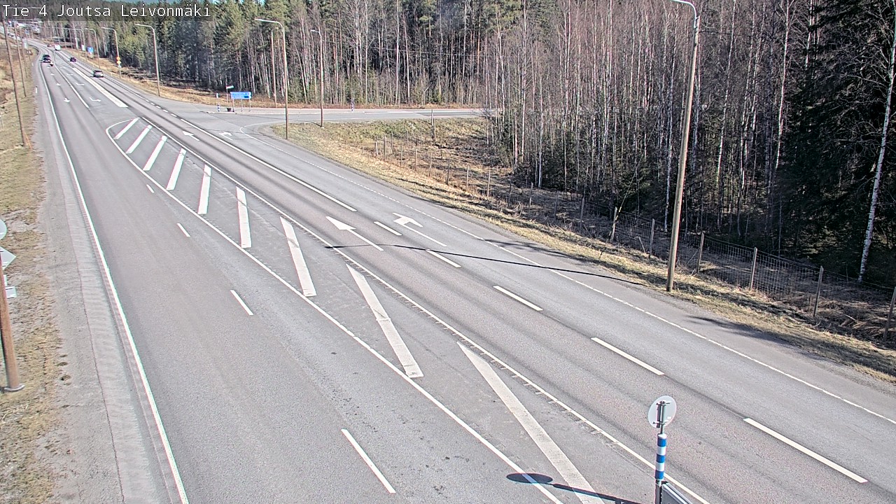 Weather Camera Image Road 4 Joutsa Leivonmäki, Joutsa, Keski-Suomi