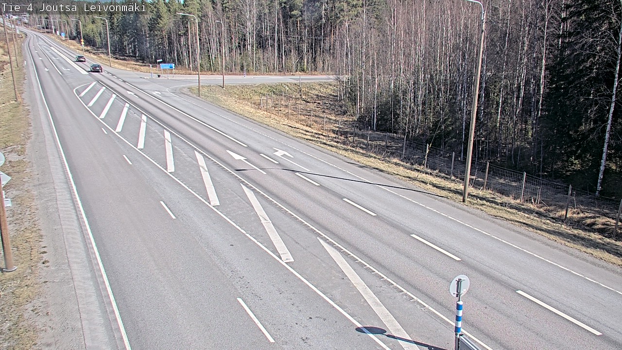 Weather Camera Image Road 4 Joutsa Leivonmäki, Joutsa, Keski-Suomi