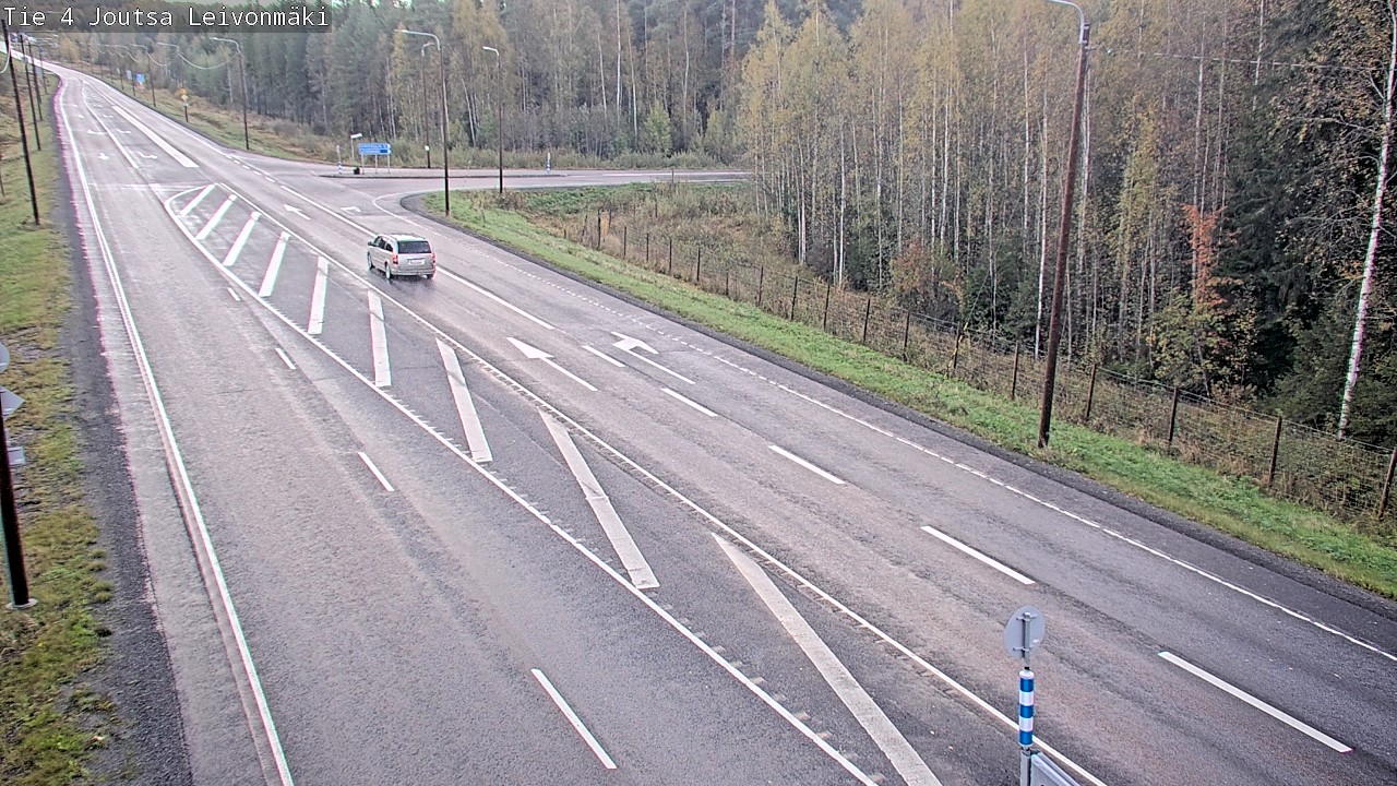 Weather Camera Image Road 4 Joutsa Leivonmäki, Joutsa, Keski-Suomi