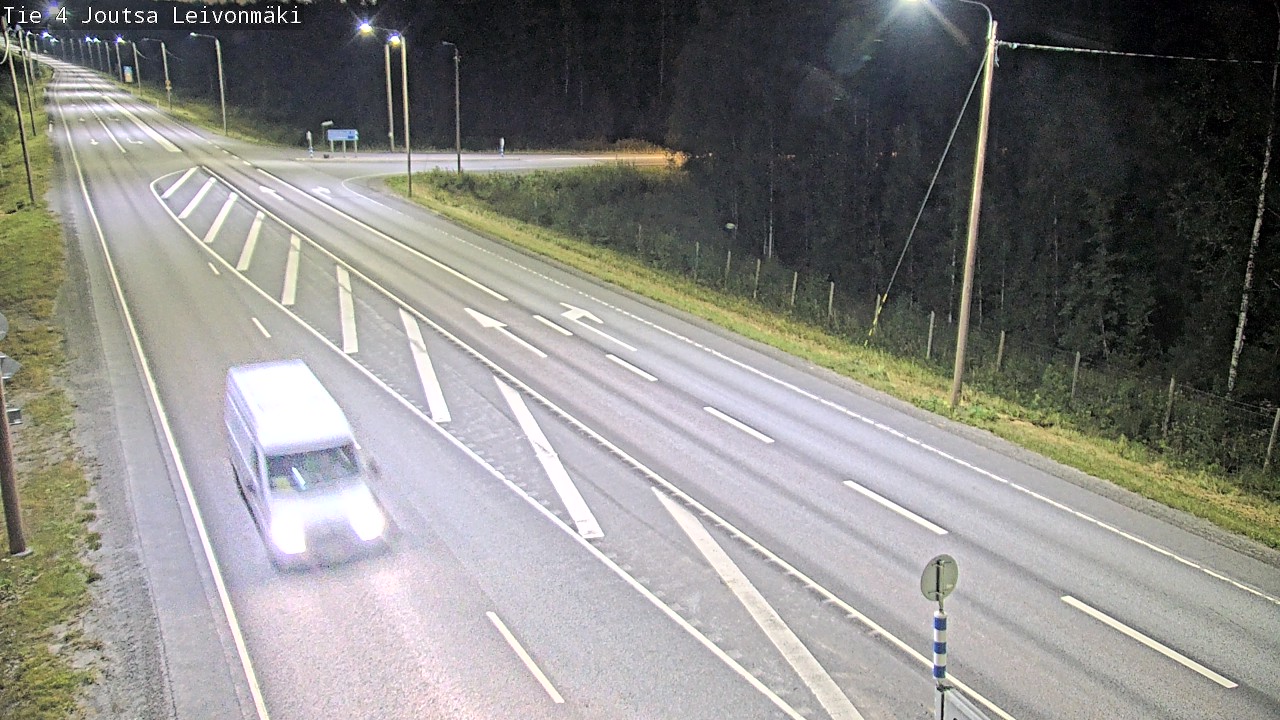 Weather Camera Image Väg 4 Joutsa Leivonmäki, Joutsa, Keski-Suomi