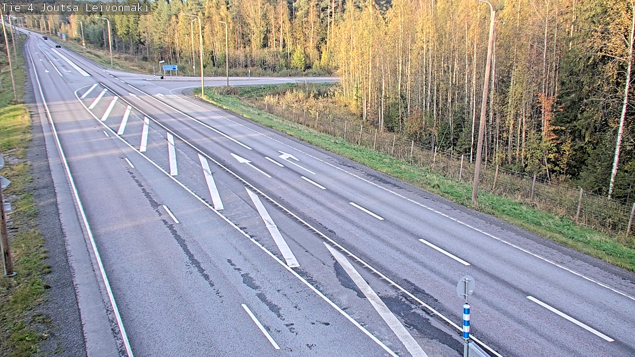 Weather Camera Image Road 4 Joutsa Leivonmäki, Joutsa, Keski-Suomi