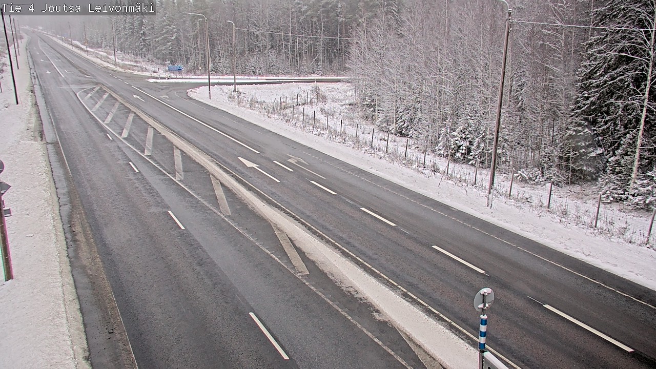 Weather Camera Image Road 4 Joutsa Leivonmäki, Joutsa, Keski-Suomi