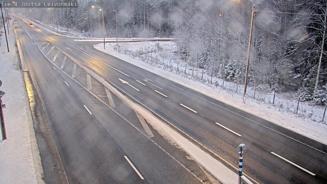 Weather Camera Image Road 4 Joutsa Leivonmäki, Joutsa, Keski-Suomi