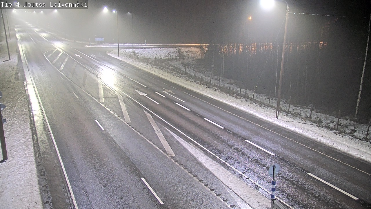 Weather Camera Image Väg 4 Joutsa Leivonmäki, Joutsa, Keski-Suomi