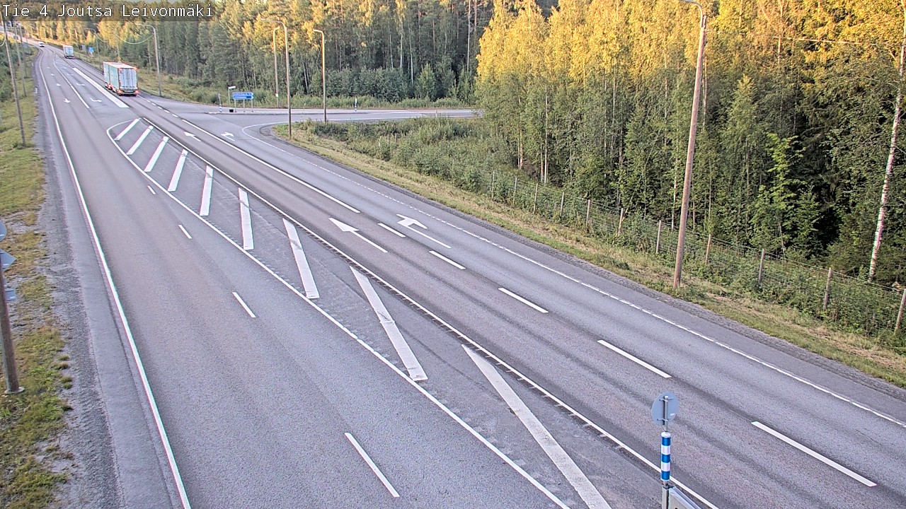 Weather Camera Image Väg 4 Joutsa Leivonmäki, Joutsa, Keski-Suomi