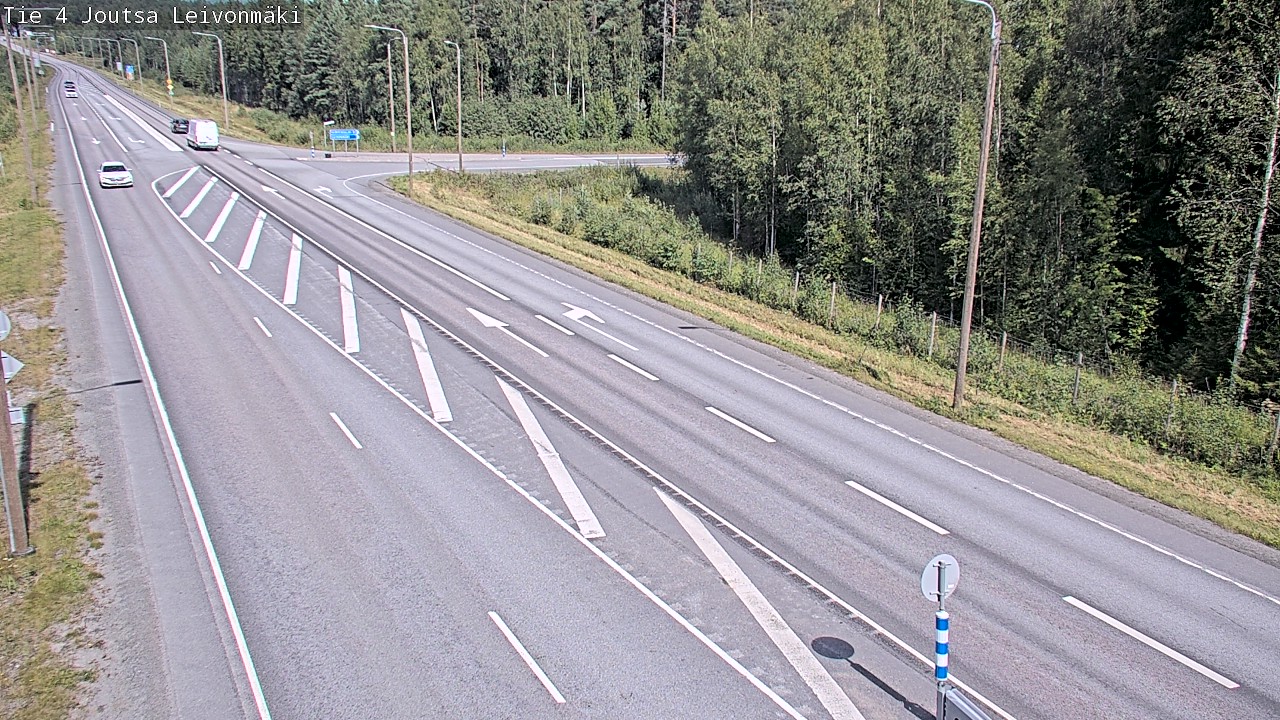 Weather Camera Image Väg 4 Joutsa Leivonmäki, Joutsa, Keski-Suomi