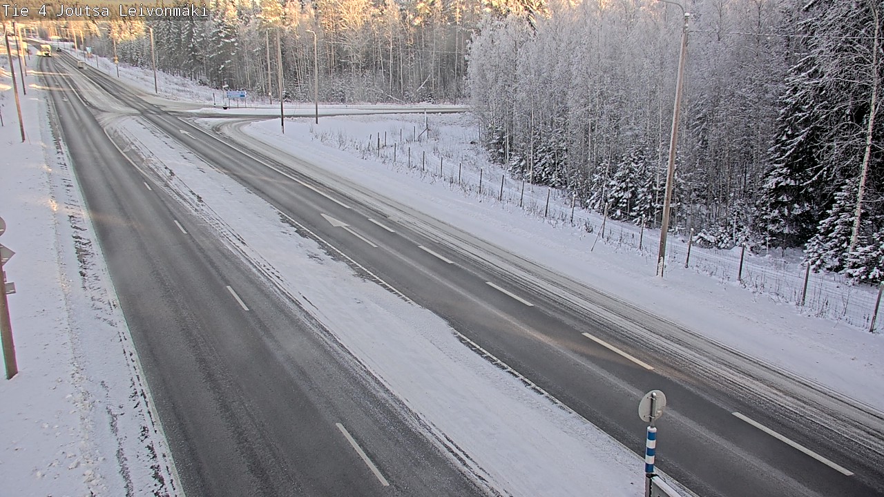 Weather Camera Image Road 4 Joutsa Leivonmäki, Joutsa, Keski-Suomi
