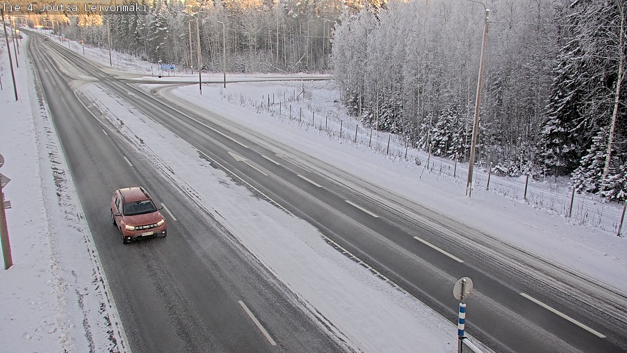 Weather Camera Image Road 4 Joutsa Leivonmäki, Joutsa, Keski-Suomi
