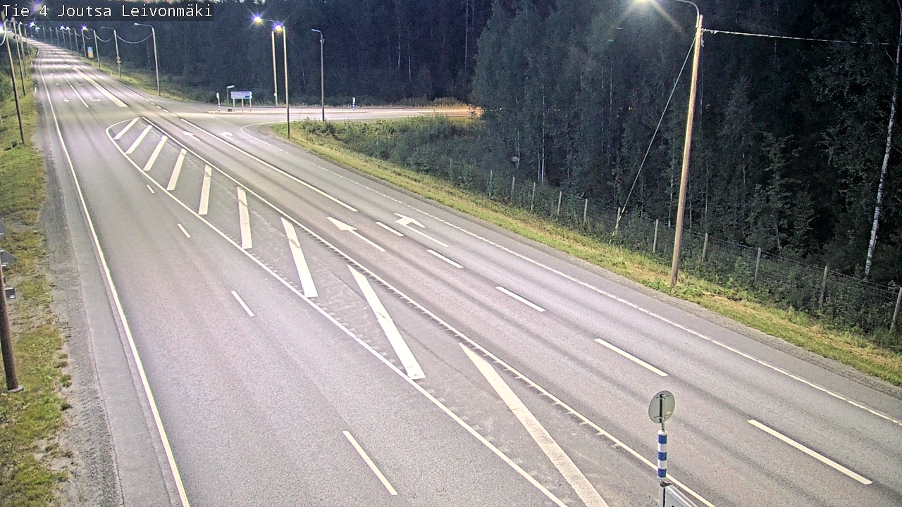 Weather Camera Image Väg 4 Joutsa Leivonmäki, Joutsa, Keski-Suomi