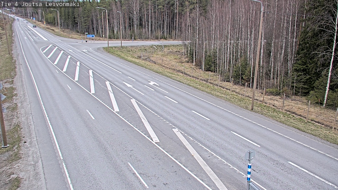 Weather Camera Image Road 4 Joutsa Leivonmäki, Joutsa, Keski-Suomi