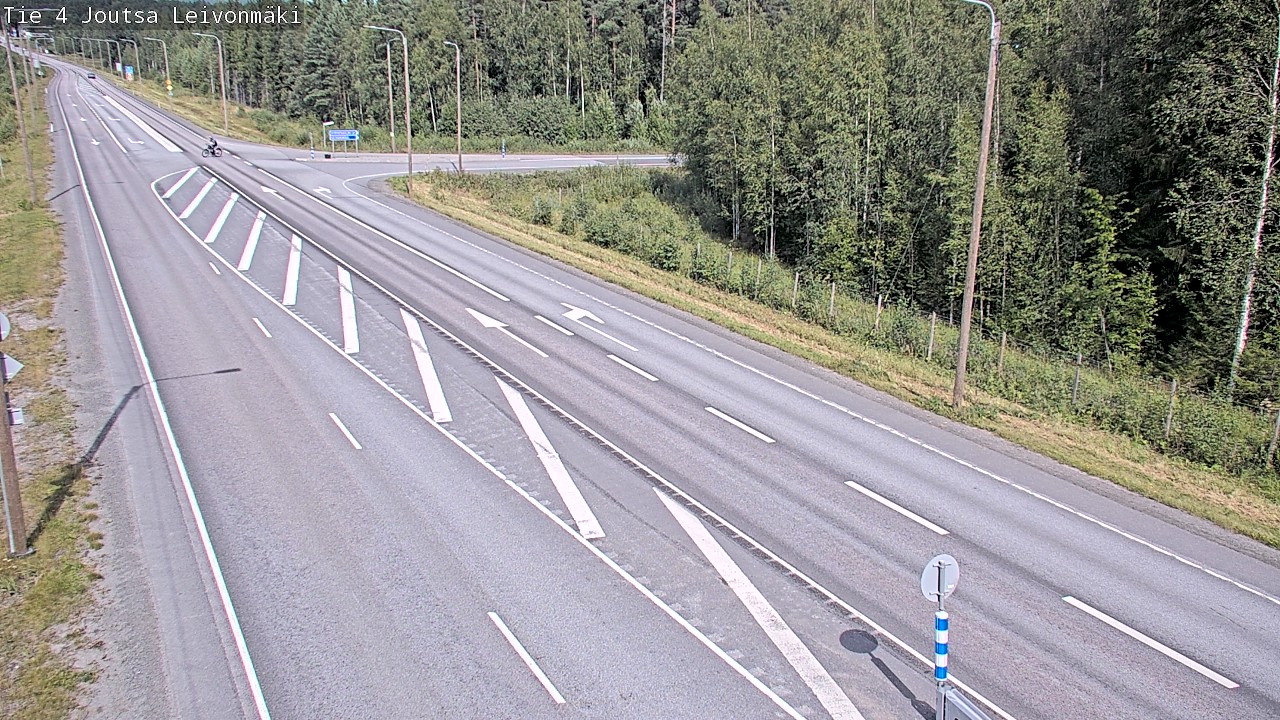 Weather Camera Image Väg 4 Joutsa Leivonmäki, Joutsa, Keski-Suomi