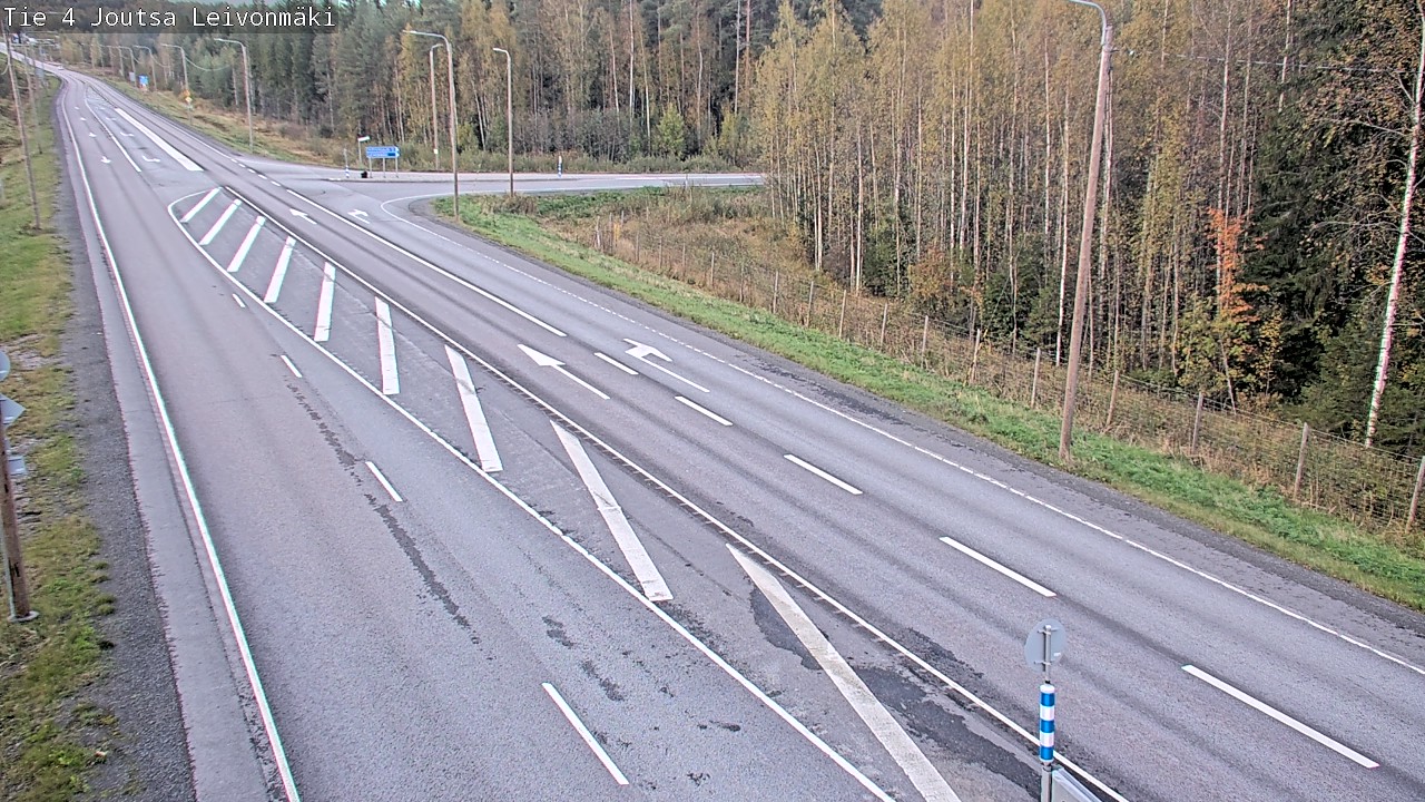 Weather Camera Image Road 4 Joutsa Leivonmäki, Joutsa, Keski-Suomi