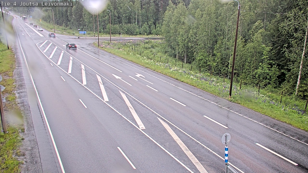 Weather Camera Image Road 4 Joutsa Leivonmäki, Joutsa, Keski-Suomi