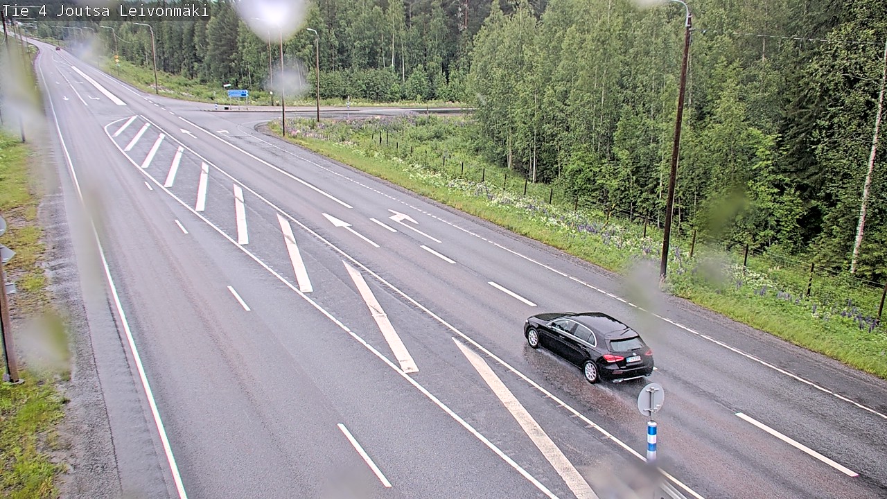 Weather Camera Image Road 4 Joutsa Leivonmäki, Joutsa, Keski-Suomi