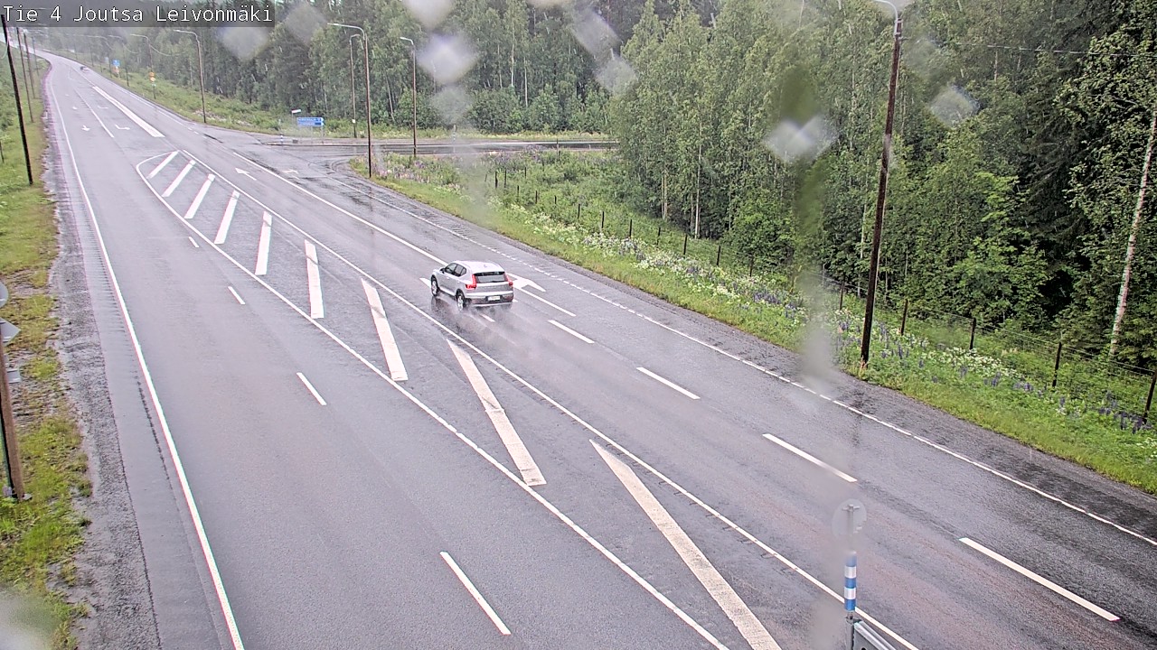 Weather Camera Image Road 4 Joutsa Leivonmäki, Joutsa, Keski-Suomi