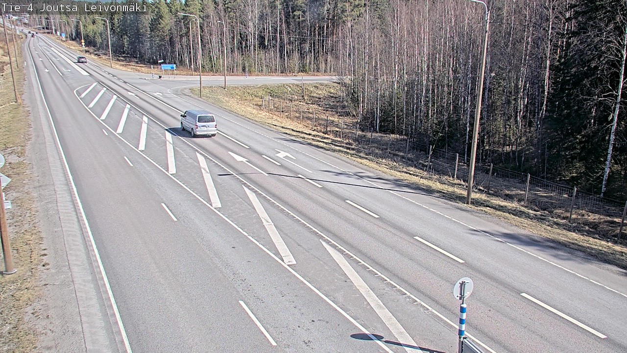 Weather Camera Image Road 4 Joutsa Leivonmäki, Joutsa, Keski-Suomi