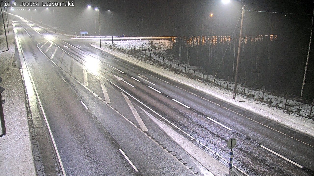 Weather Camera Image Väg 4 Joutsa Leivonmäki, Joutsa, Keski-Suomi