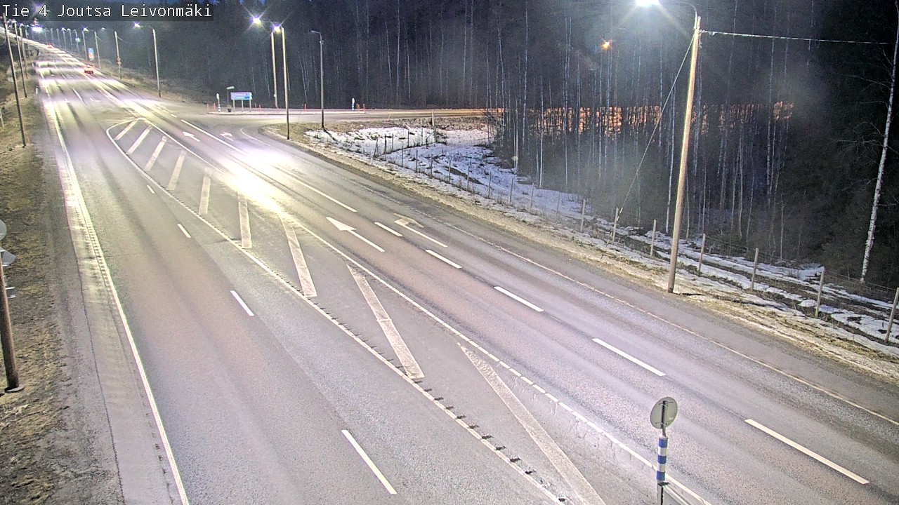 Weather Camera Image Road 4 Joutsa Leivonmäki, Joutsa, Keski-Suomi