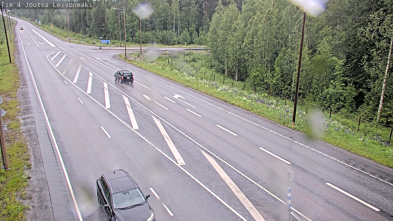 Weather Camera Image Road 4 Joutsa Leivonmäki, Joutsa, Keski-Suomi