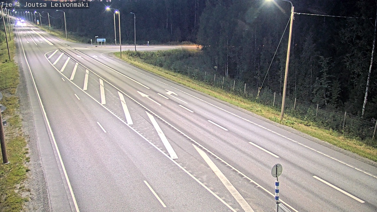 Weather Camera Image Väg 4 Joutsa Leivonmäki, Joutsa, Keski-Suomi