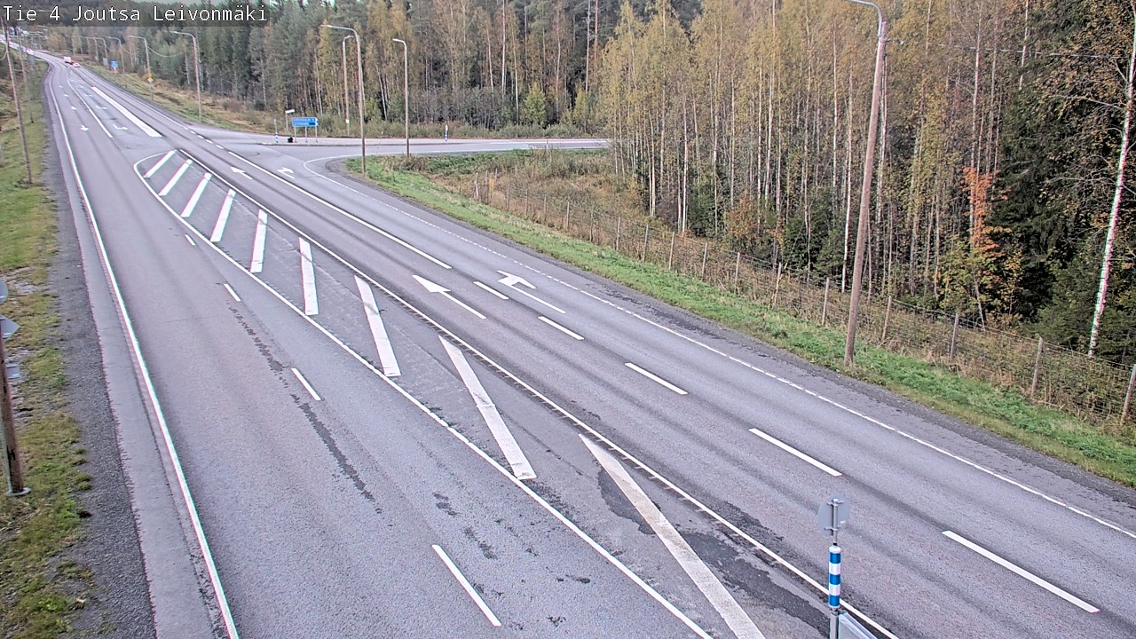 Weather Camera Image Road 4 Joutsa Leivonmäki, Joutsa, Keski-Suomi