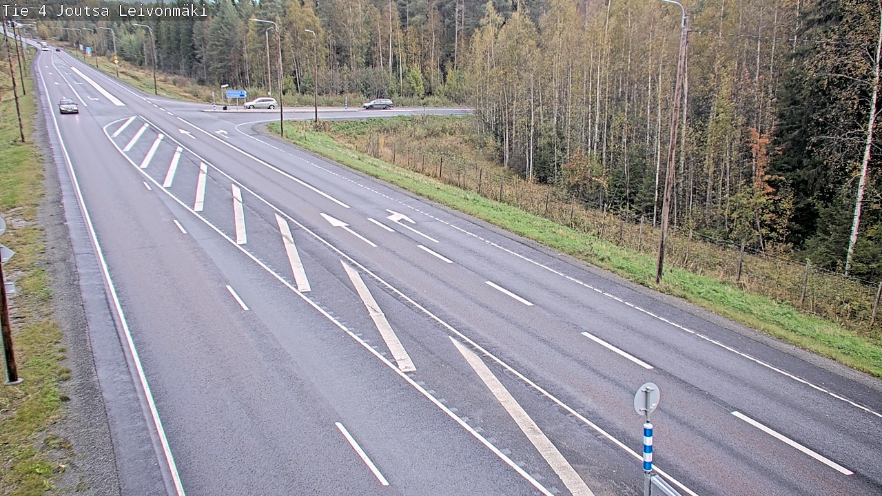 Weather Camera Image Road 4 Joutsa Leivonmäki, Joutsa, Keski-Suomi