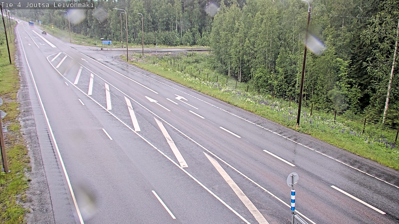 Weather Camera Image Road 4 Joutsa Leivonmäki, Joutsa, Keski-Suomi