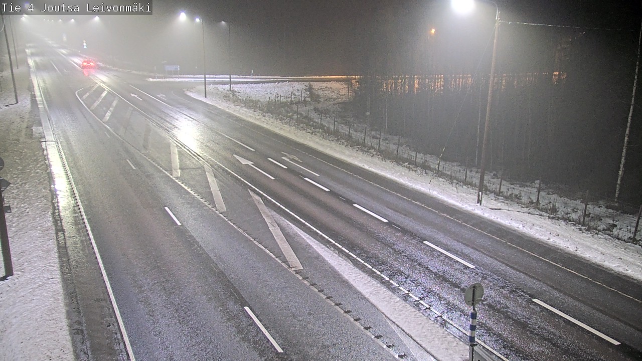 Weather Camera Image Väg 4 Joutsa Leivonmäki, Joutsa, Keski-Suomi