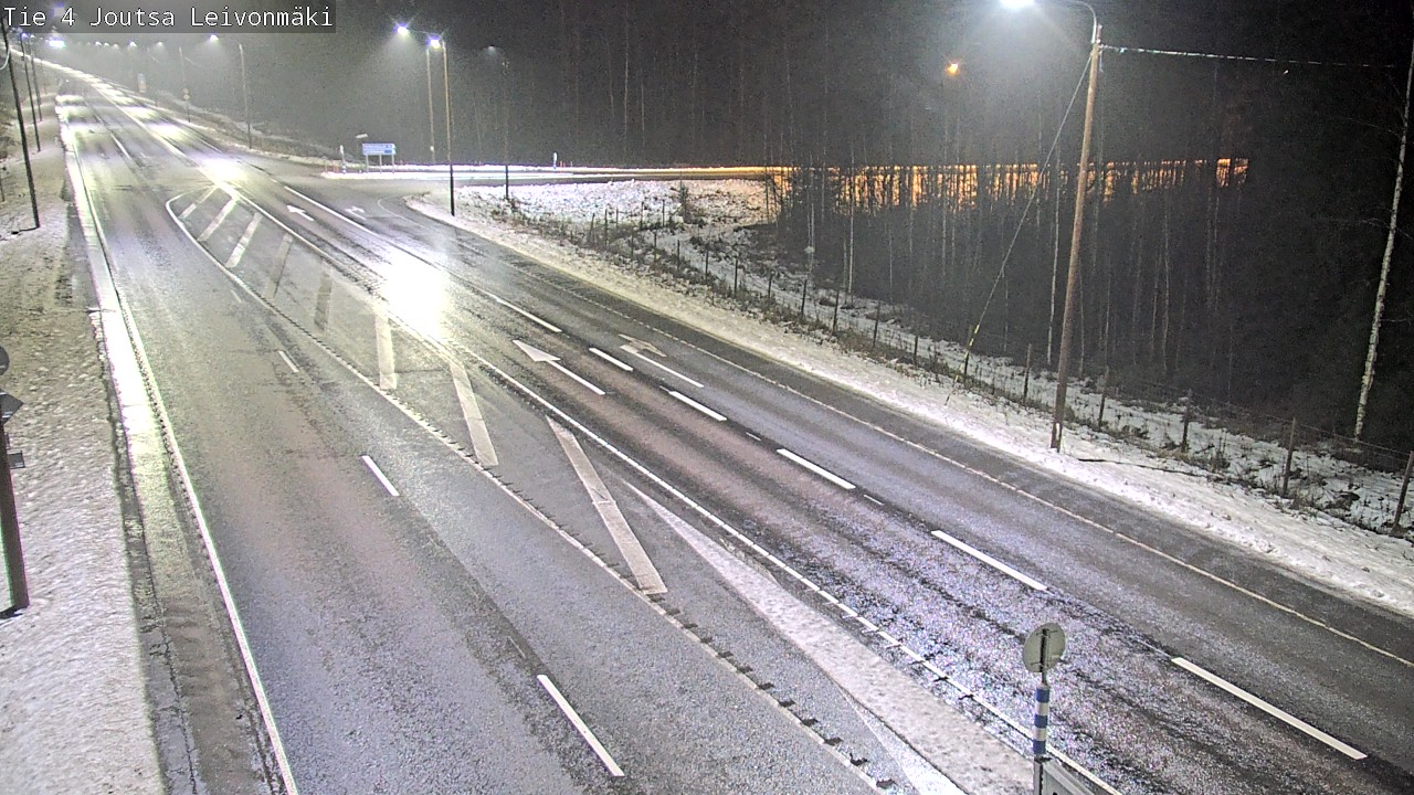 Weather Camera Image Väg 4 Joutsa Leivonmäki, Joutsa, Keski-Suomi