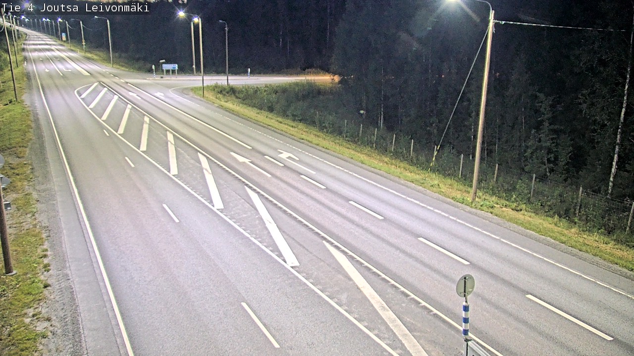 Weather Camera Image Väg 4 Joutsa Leivonmäki, Joutsa, Keski-Suomi