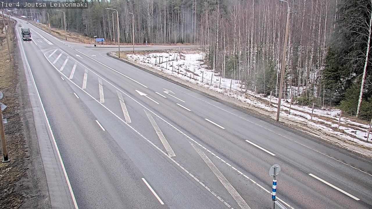 Weather Camera Image Road 4 Joutsa Leivonmäki, Joutsa, Keski-Suomi