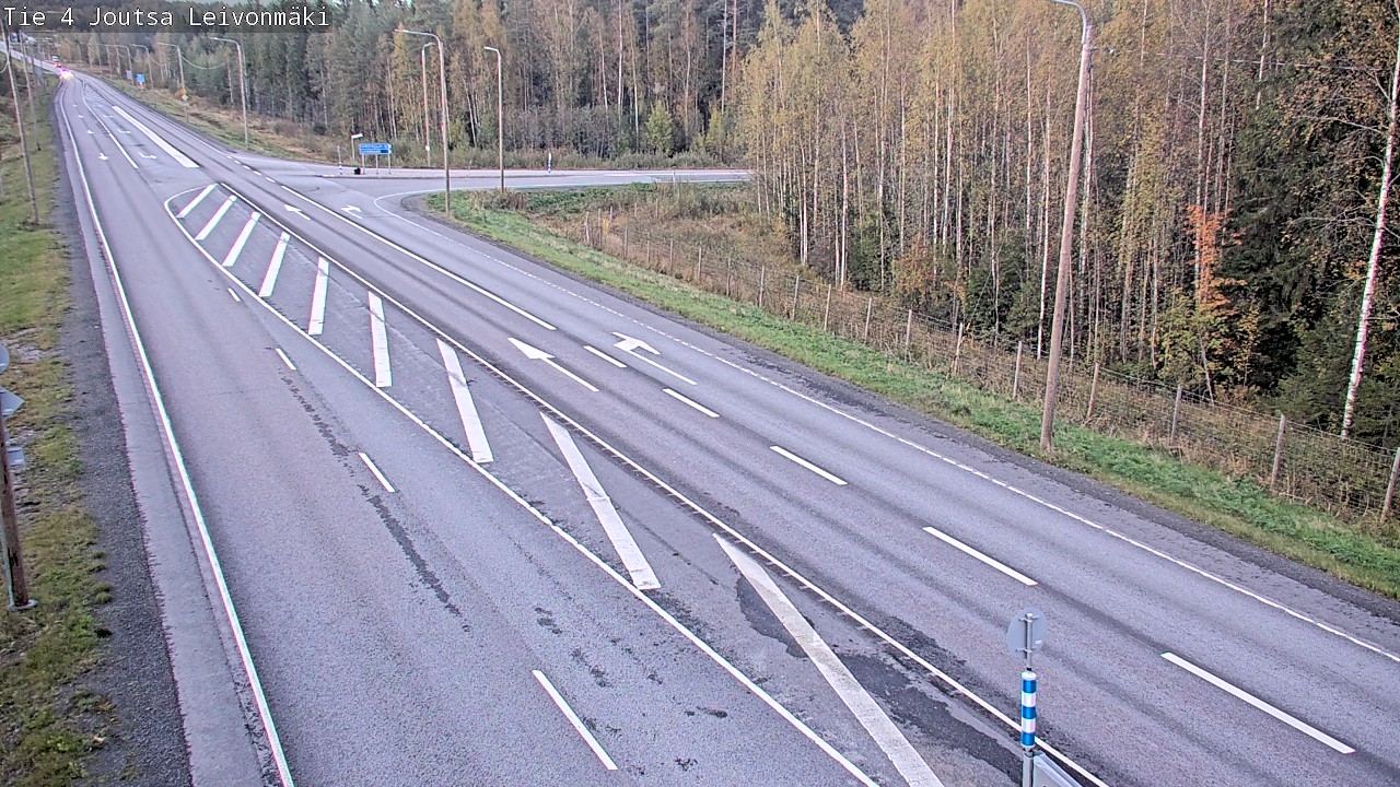 Weather Camera Image Road 4 Joutsa Leivonmäki, Joutsa, Keski-Suomi