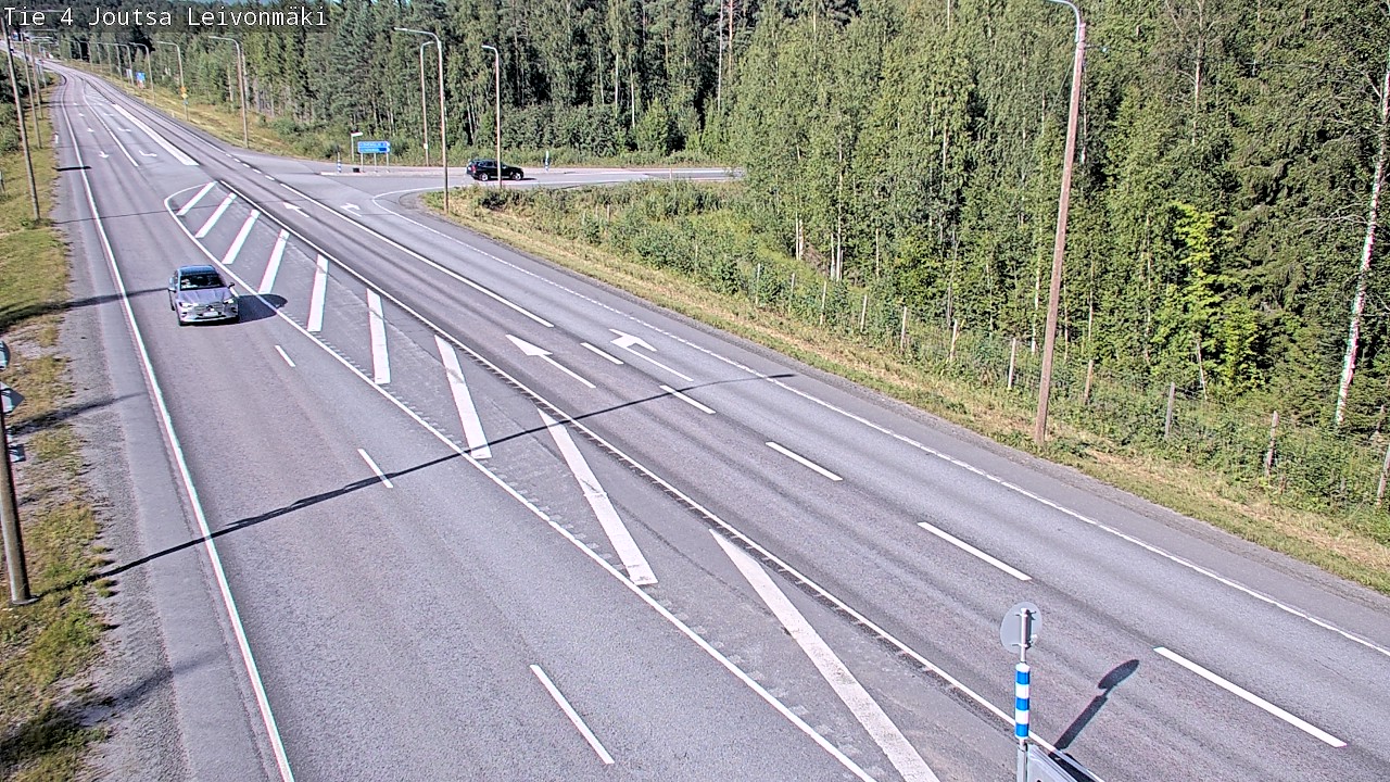 Weather Camera Image Väg 4 Joutsa Leivonmäki, Joutsa, Keski-Suomi