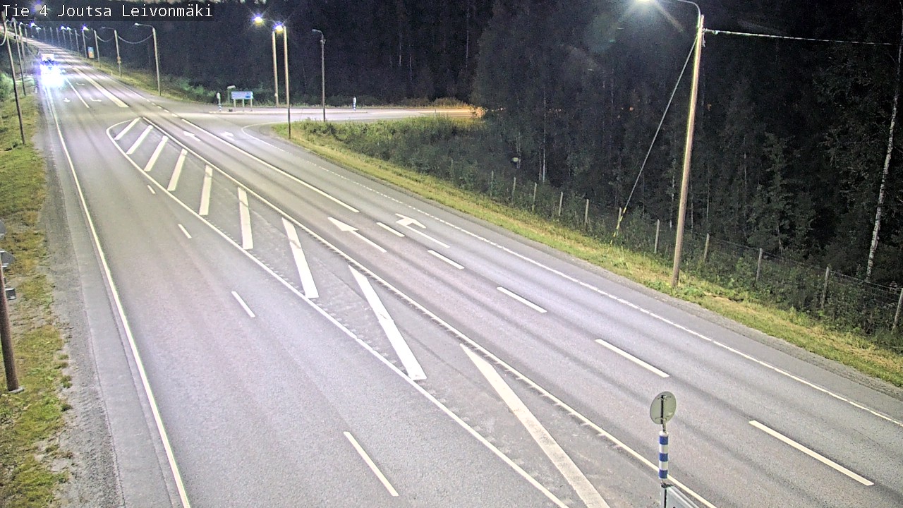 Weather Camera Image Väg 4 Joutsa Leivonmäki, Joutsa, Keski-Suomi