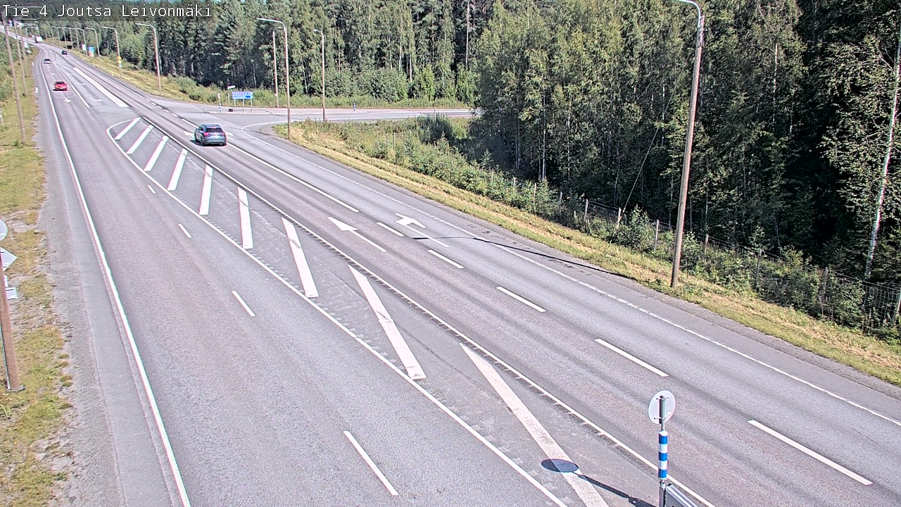 Weather Camera Image Väg 4 Joutsa Leivonmäki, Joutsa, Keski-Suomi