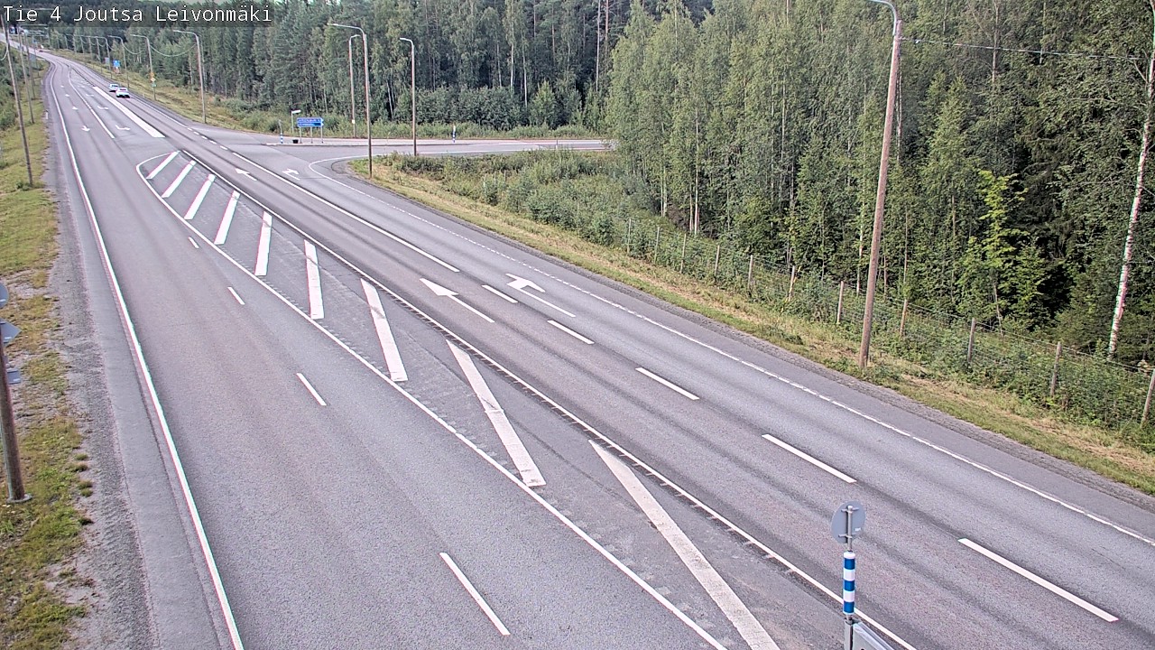Weather Camera Image Väg 4 Joutsa Leivonmäki, Joutsa, Keski-Suomi