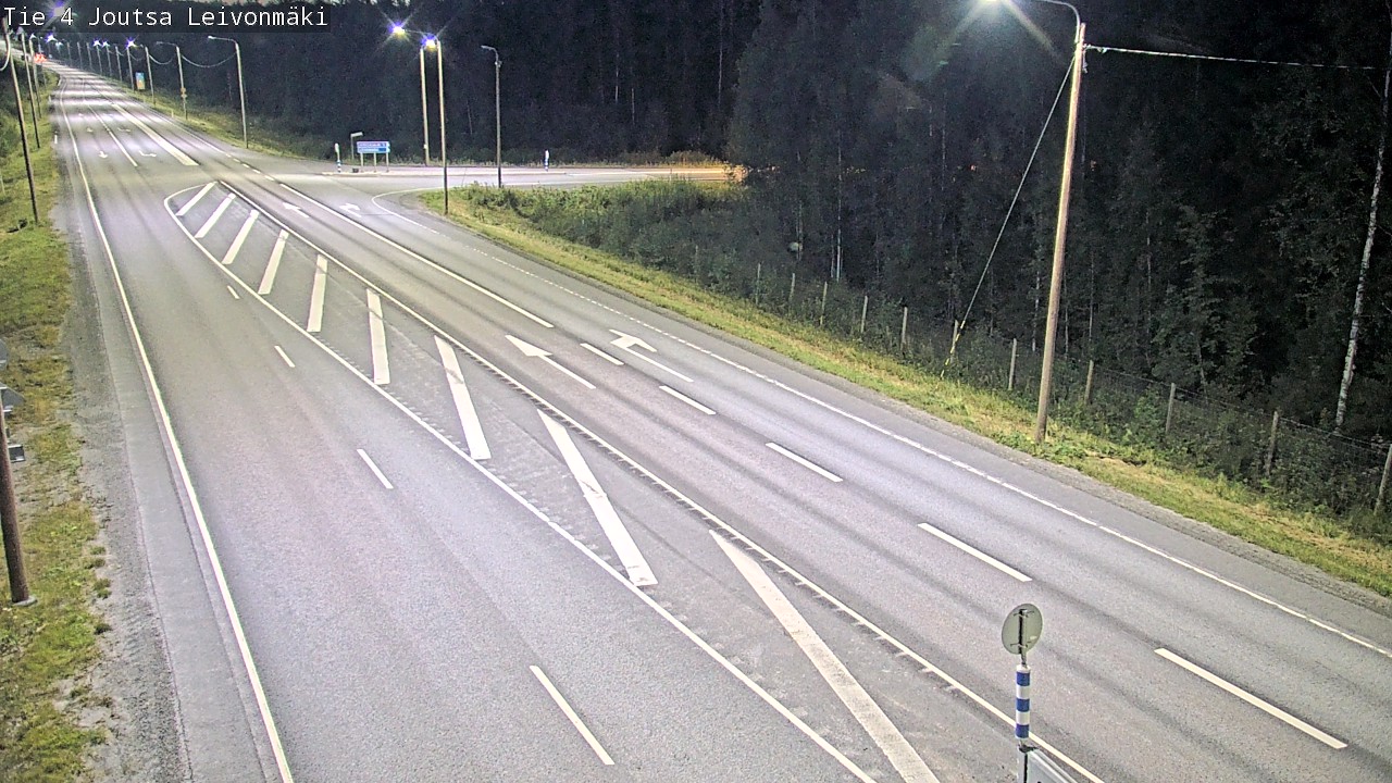 Weather Camera Image Väg 4 Joutsa Leivonmäki, Joutsa, Keski-Suomi