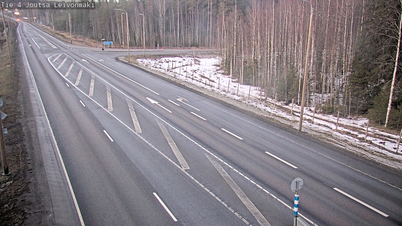 Weather Camera Image Road 4 Joutsa Leivonmäki, Joutsa, Keski-Suomi