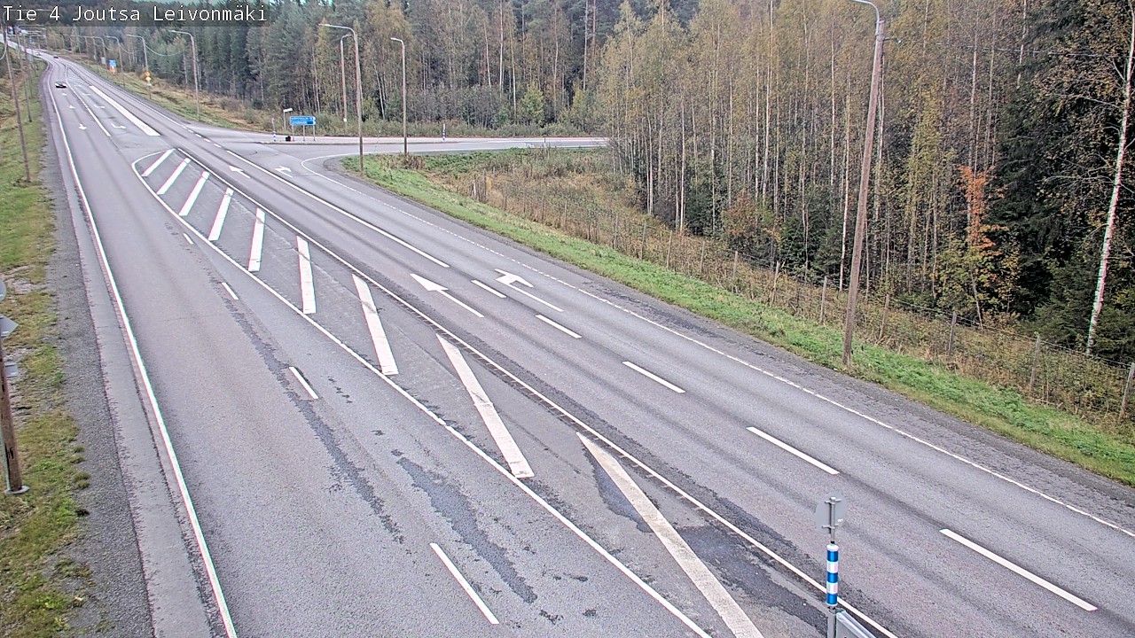 Weather Camera Image Road 4 Joutsa Leivonmäki, Joutsa, Keski-Suomi