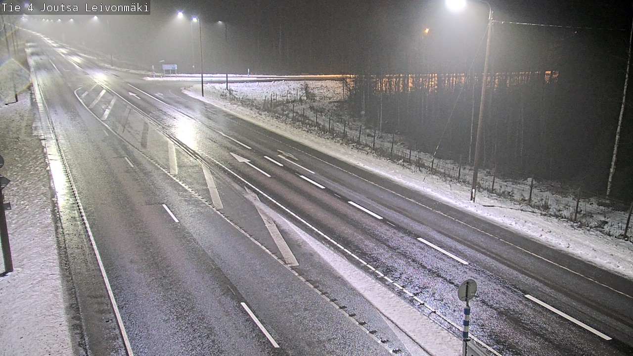 Weather Camera Image Väg 4 Joutsa Leivonmäki, Joutsa, Keski-Suomi