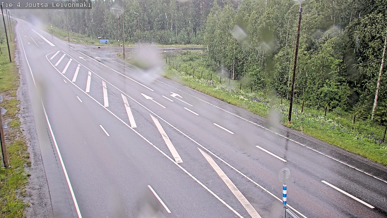 Weather Camera Image Road 4 Joutsa Leivonmäki, Joutsa, Keski-Suomi