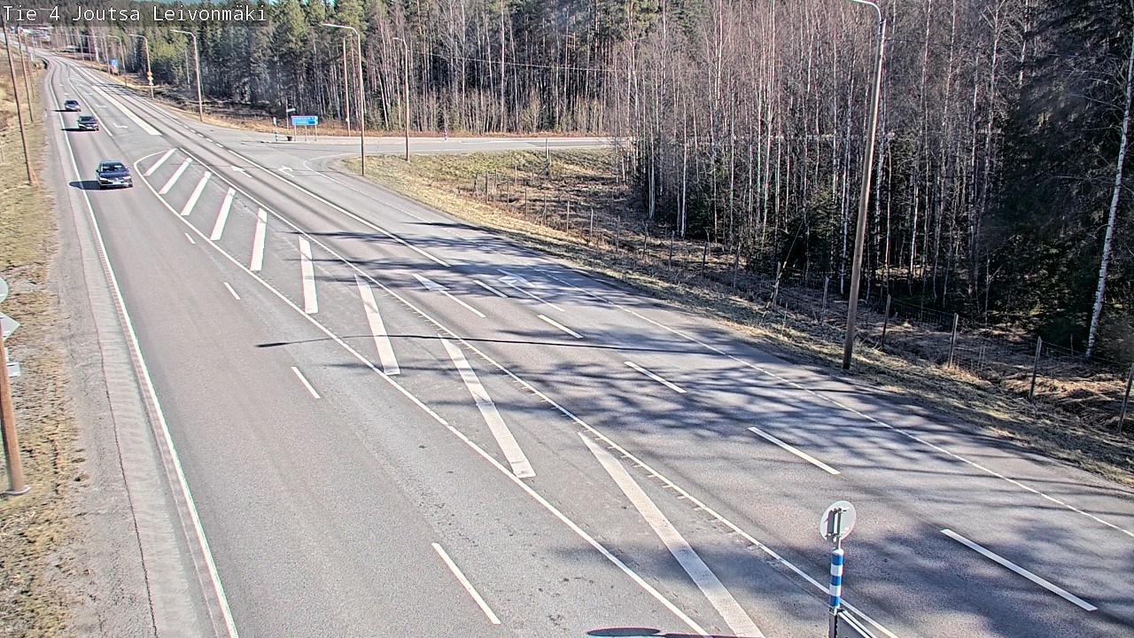 Weather Camera Image Road 4 Joutsa Leivonmäki, Joutsa, Keski-Suomi