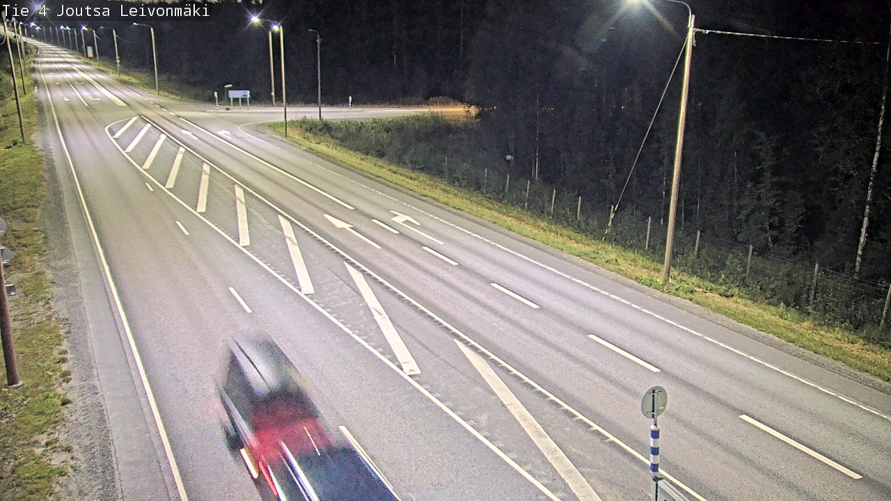 Weather Camera Image Väg 4 Joutsa Leivonmäki, Joutsa, Keski-Suomi
